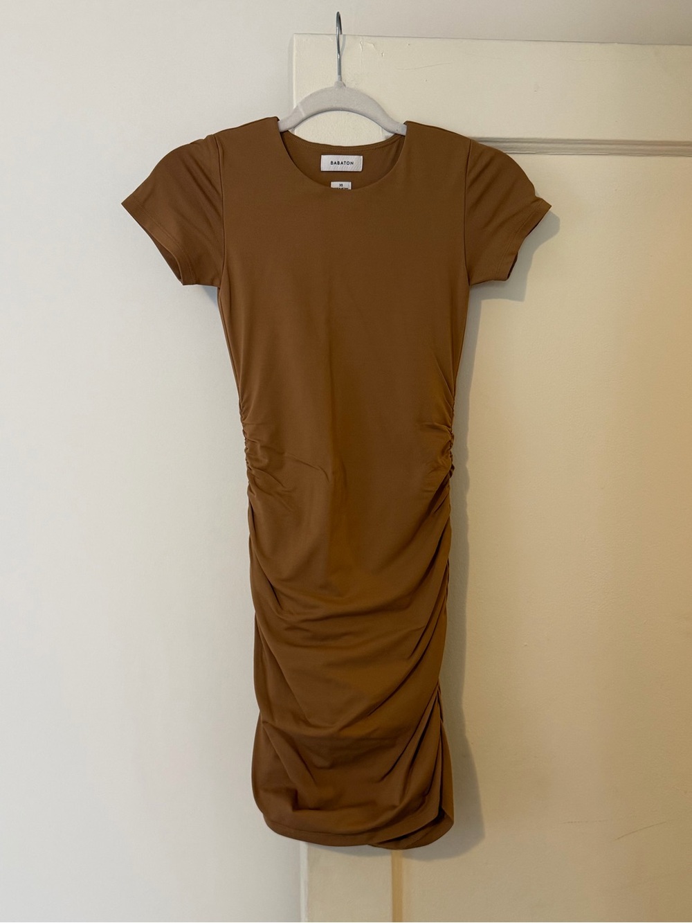 Aritzia Contour Ruched Mini Dress